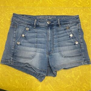 American Eagle Outfitters Women's Light Blue Jean Shorts